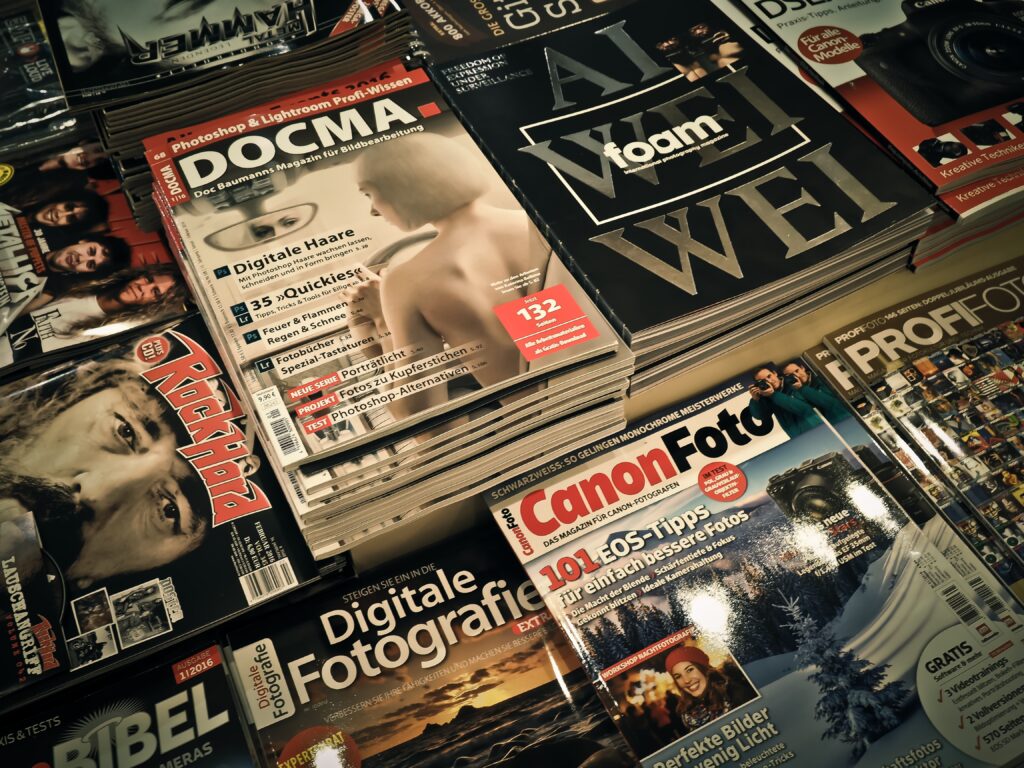 La foto libre de alta resolución de leer, publicidad, diario, periódico, revista, marca, literatura, prensa, póster, Revistas, venta, periodismo, Periódicos, Carpetas, libro cómico, Comercio de revistas, Comercio de libros

, tomado con un Cámara desconocida 02/09 2017 La foto tomada con

La imagen se libera de los derechos de autor bajo Creative Commons CC0.

Puedes descargar, modificar, distribuir y usarlos libres de derechos para cualquier cosa que quieras, incluso en aplicaciones comerciales. No se requiere la atribución.