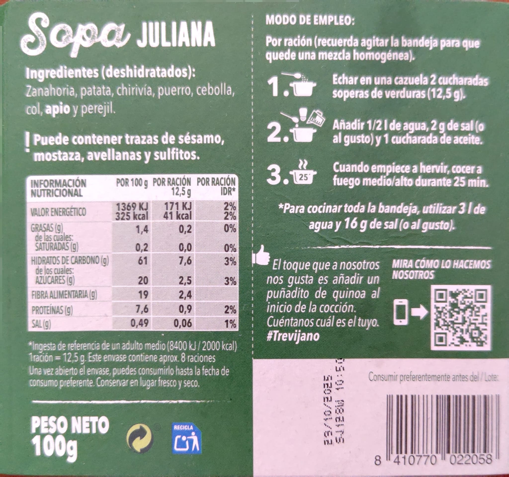Sopa Juliana