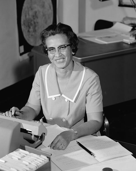 Retrato de Katherine Johnson en 1967 (NASA)