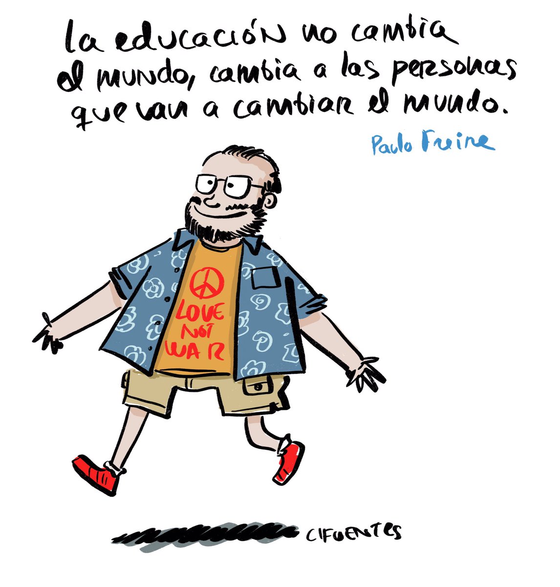 Caricatura de Juanito Libritos