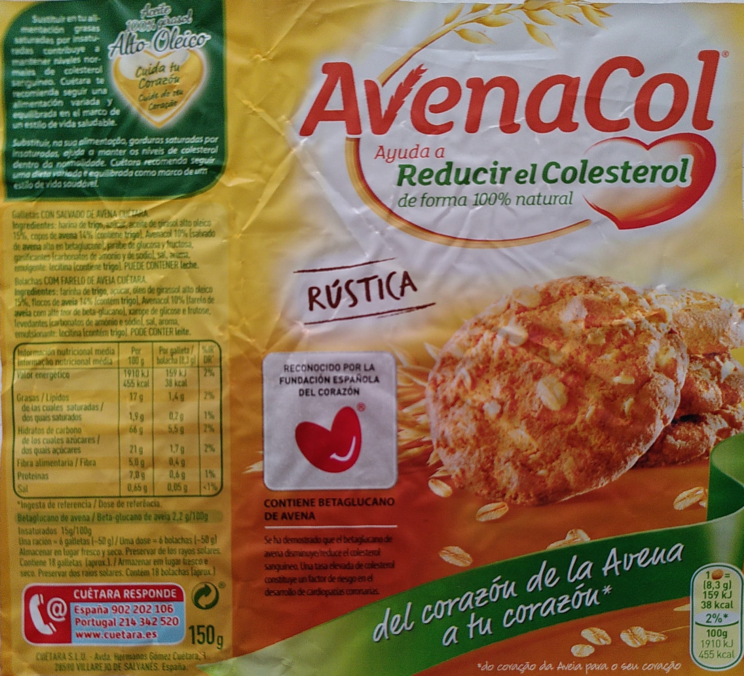 Galletas AvenaCol