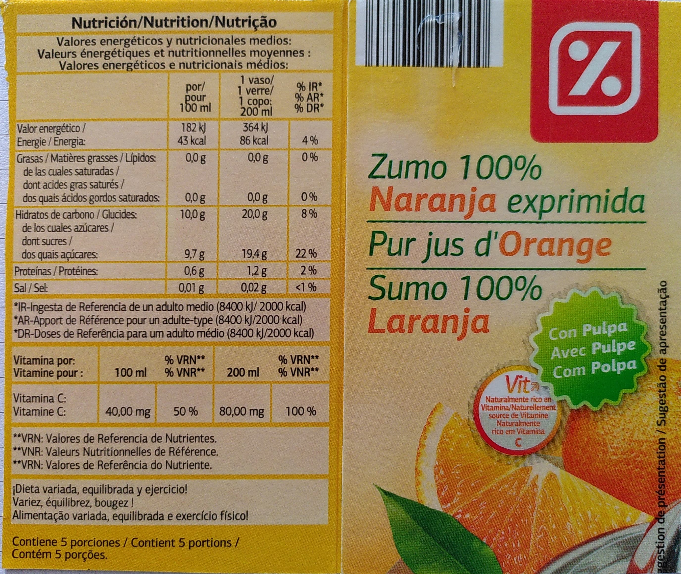 Zumo de naranja